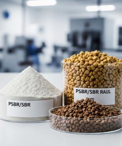 ماده اولیه لاستیک PSBR/SBR (پودر و گرانول) چند منظوره برای راهکارهای تولیدی