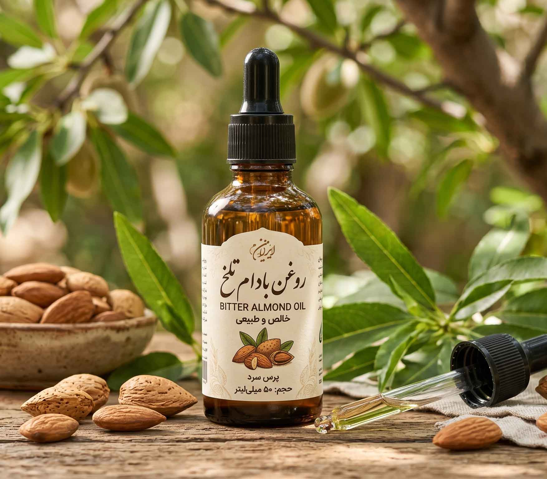 روغن بادام تلخ و شیرین