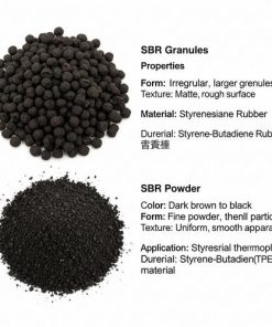 مواد اولیه الاستومر ترموپلاستیک (TPE) صنعتی با دوام - گرانول و پودر SBR