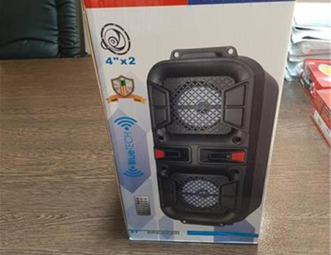 اسپیکر بلوتوثی Ligh-A48 با ریموت کنترل و افکت‌های نوری