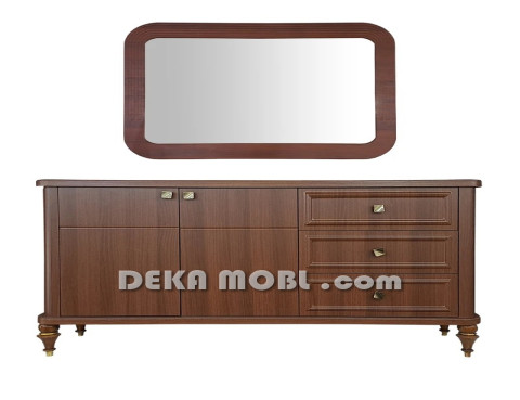 تولید آینه و کنسول قهوه ای